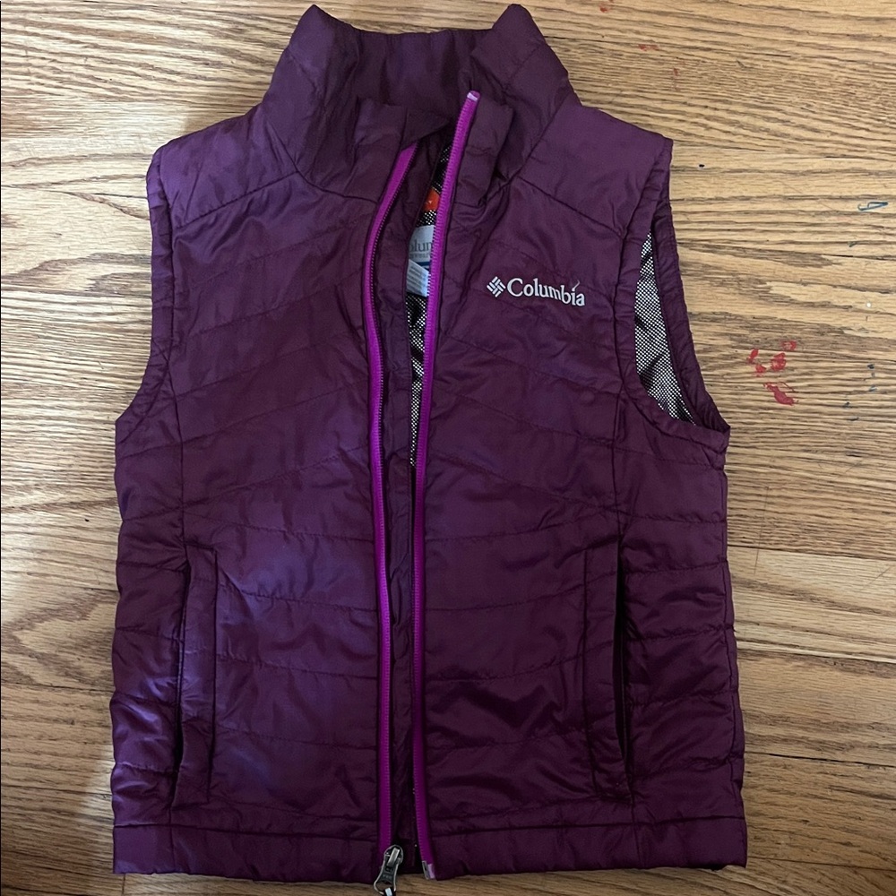 Columbia Deep Purple Quilted Vest
